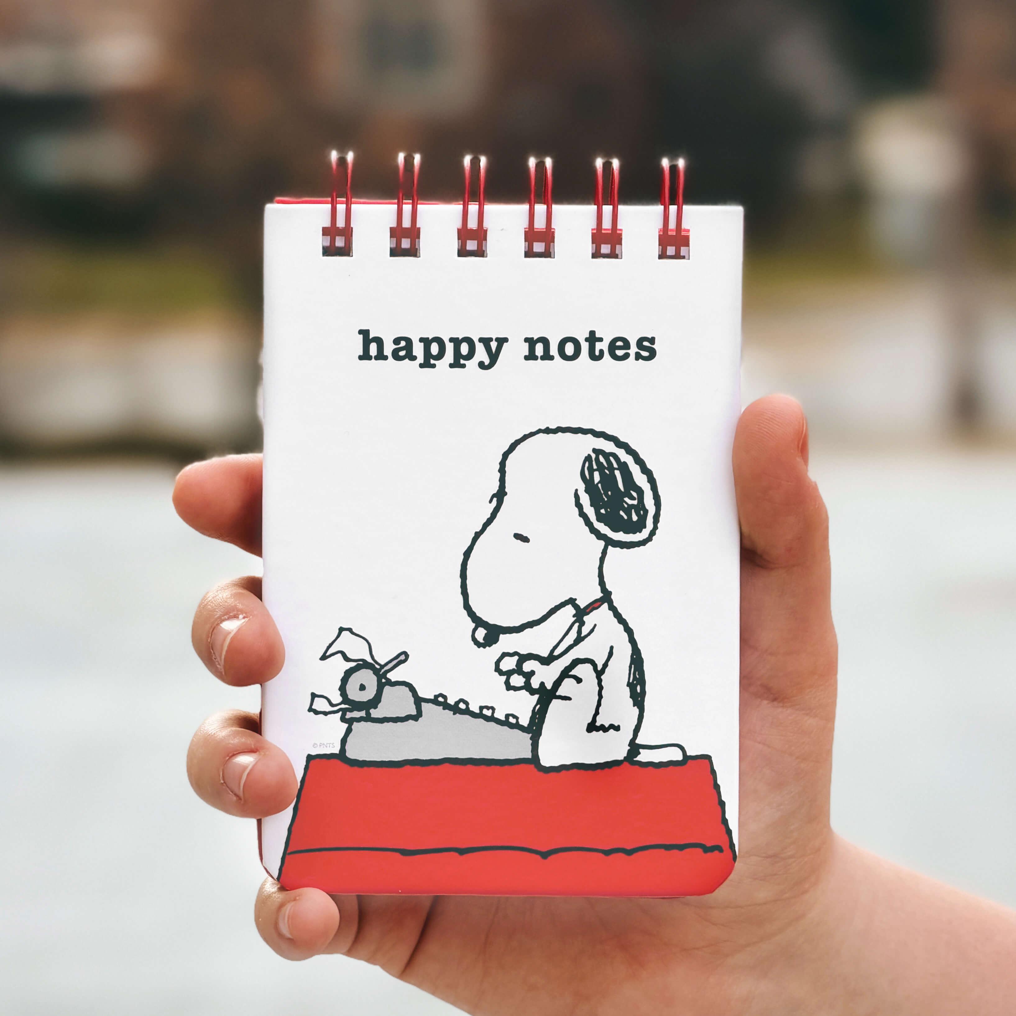 Peanuts Snoopy Typewriter Petite Spiral Notepad (5x3.5 inch)